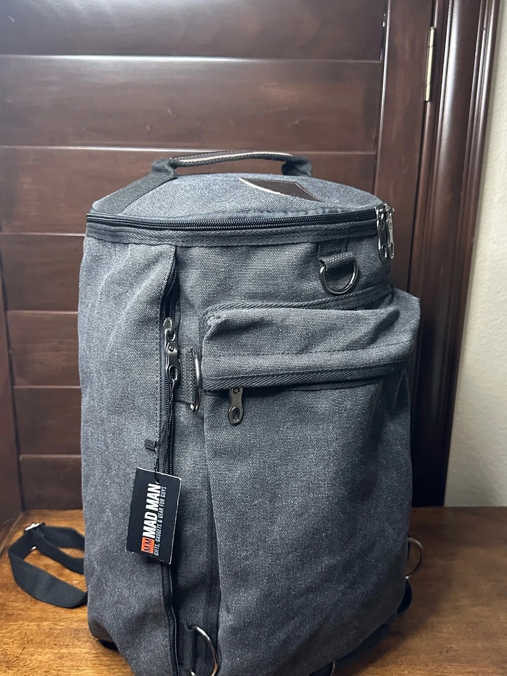 Mad Man Gray Men's Backpack or tote Bag
